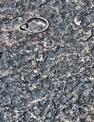 Bumpy Stone Surface_P1150918-20.jpg - Dock Ring photographed along the Rideau Canal Waterway at Kilmarnock, Ontario, Canada.